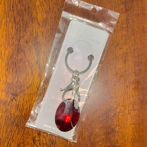 Red Crystal Keychain